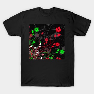 Elegant High Quality Floral Art T-Shirt